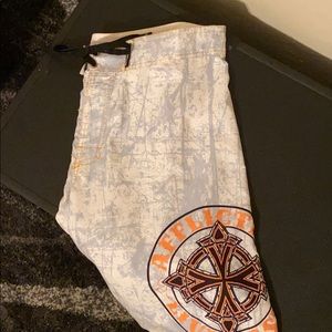 Gently Worn - Men’s Affliction Boardies: Size 32